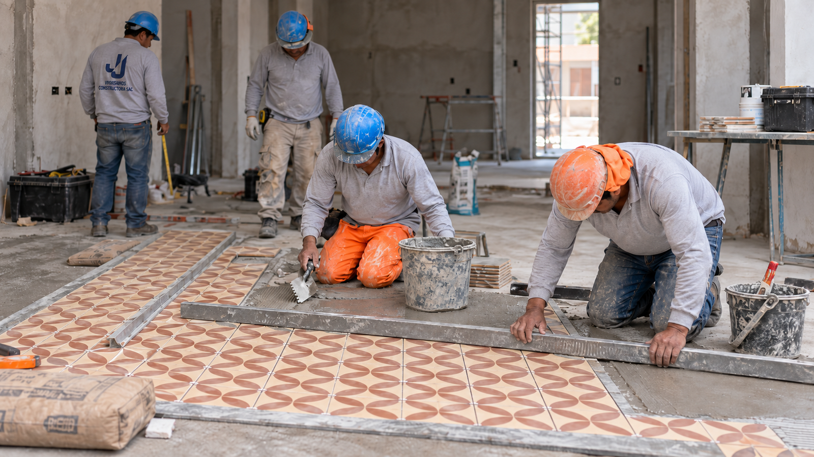 Instalación de Mosaicos Empastados